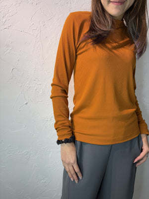 Plain Color Long Sleeves Top