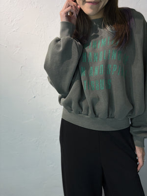 Text Letter Sweater