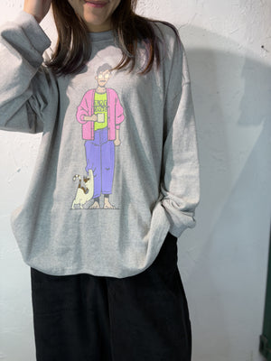 Cartoon Man Thin Sweater