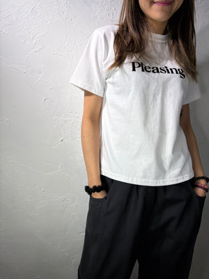 Text Cropped T-shirt