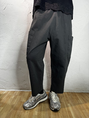 Pocket Hanging Legs Pants